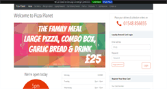 Desktop Screenshot of pizza-planet.co.uk